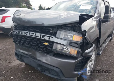 2021 Chevrolet Silverado 2Wd Short Bed Custom из США, поврежденный, VIN 1GCPWBEK6MZ286408